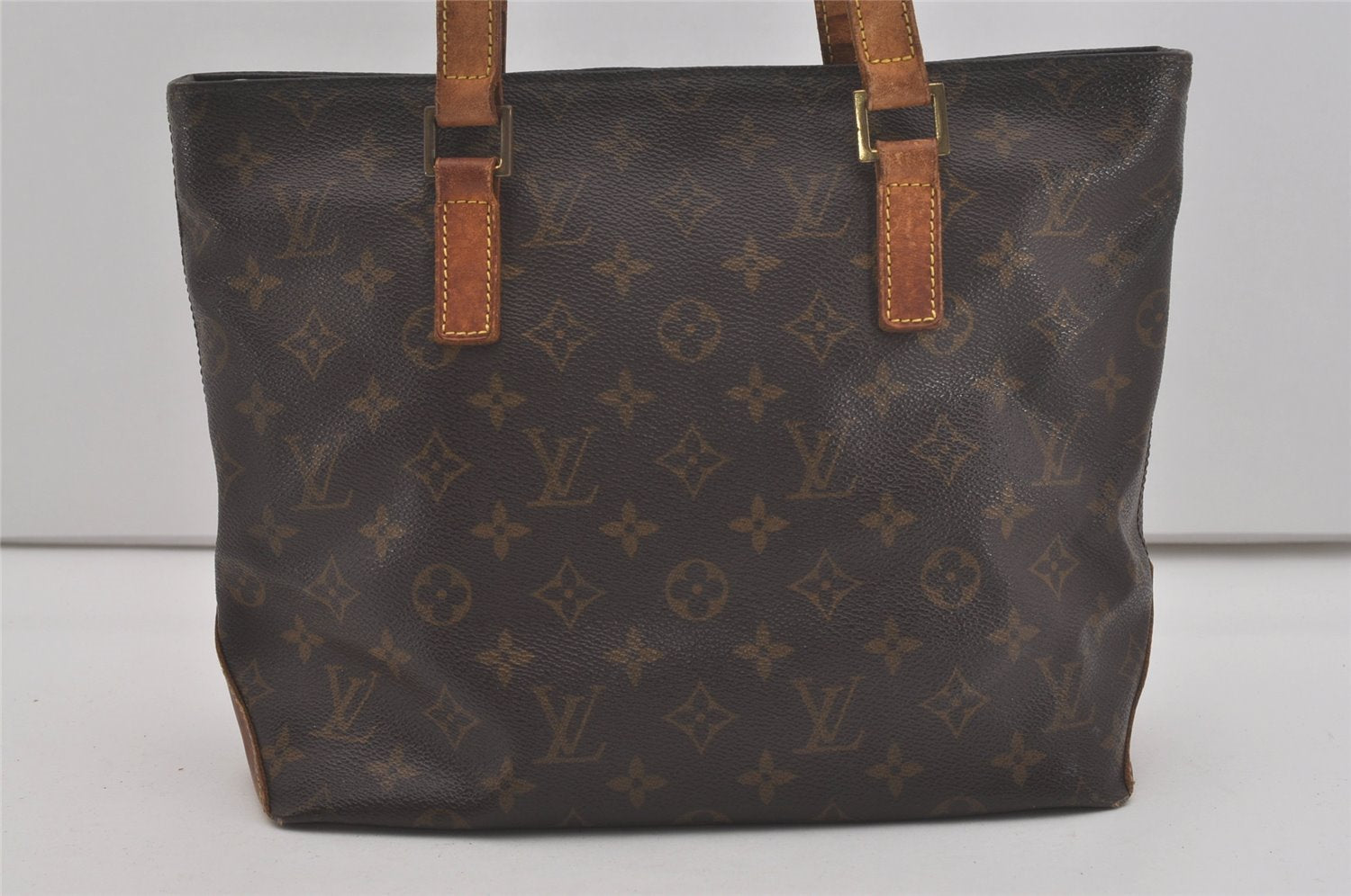 Authentic Louis Vuitton Monogram Cabas Piano Shoulder Tote Bag M51148 LV 8701I