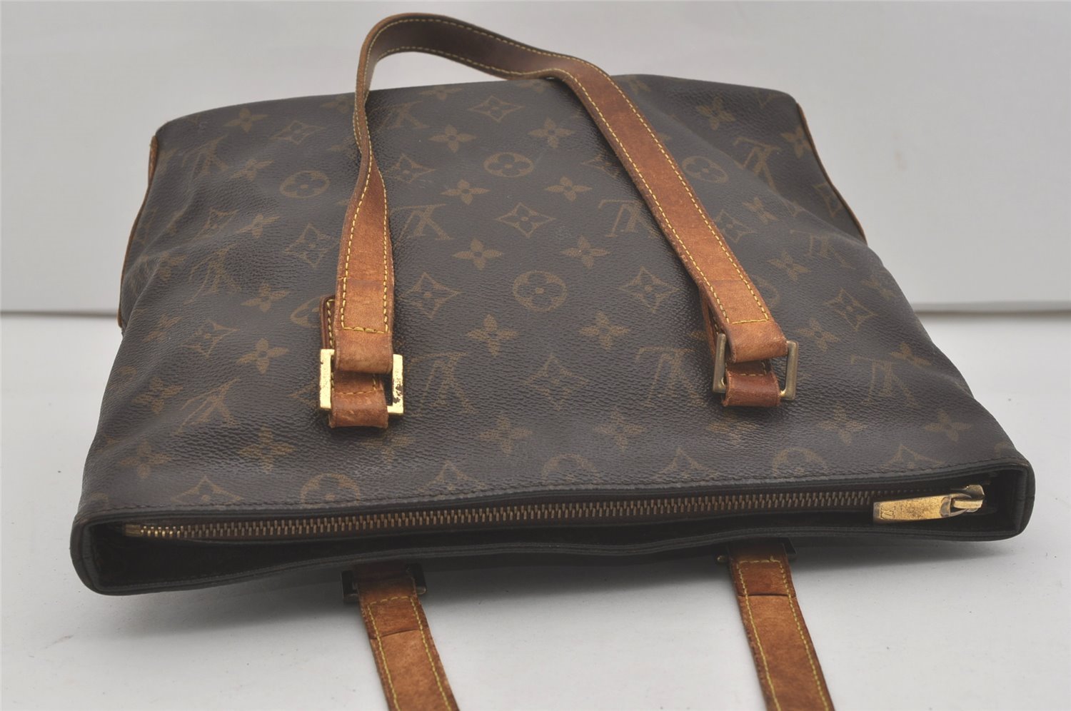 Authentic Louis Vuitton Monogram Cabas Piano Shoulder Tote Bag M51148 LV 8701I