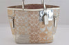 Authentic COACH Signature Shoulder Tote Bag Canvas Leather 13498 Beige 8701M