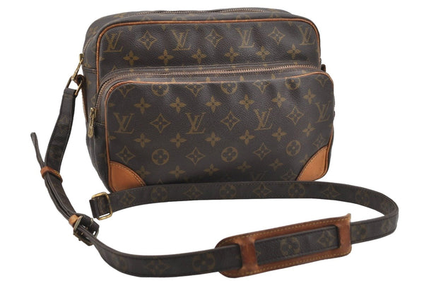 Authentic Louis Vuitton Monogram Nile Shoulder Cross Body Bag M45244 Junk 8702I