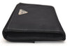 Authentic PRADA Vintage Nylon Trifold Wallet Purse Black Box 8702J