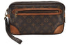 Authentic Louis Vuitton Monogram Marly Dragonne GM M51825 Clutch Hand Bag 8703I