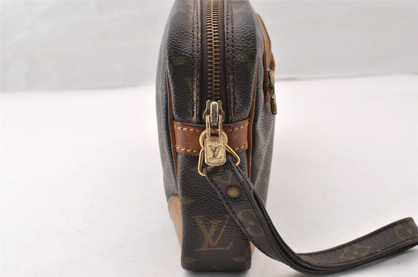 Authentic Louis Vuitton Monogram Marly Dragonne GM M51825 Clutch Hand Bag 8703I