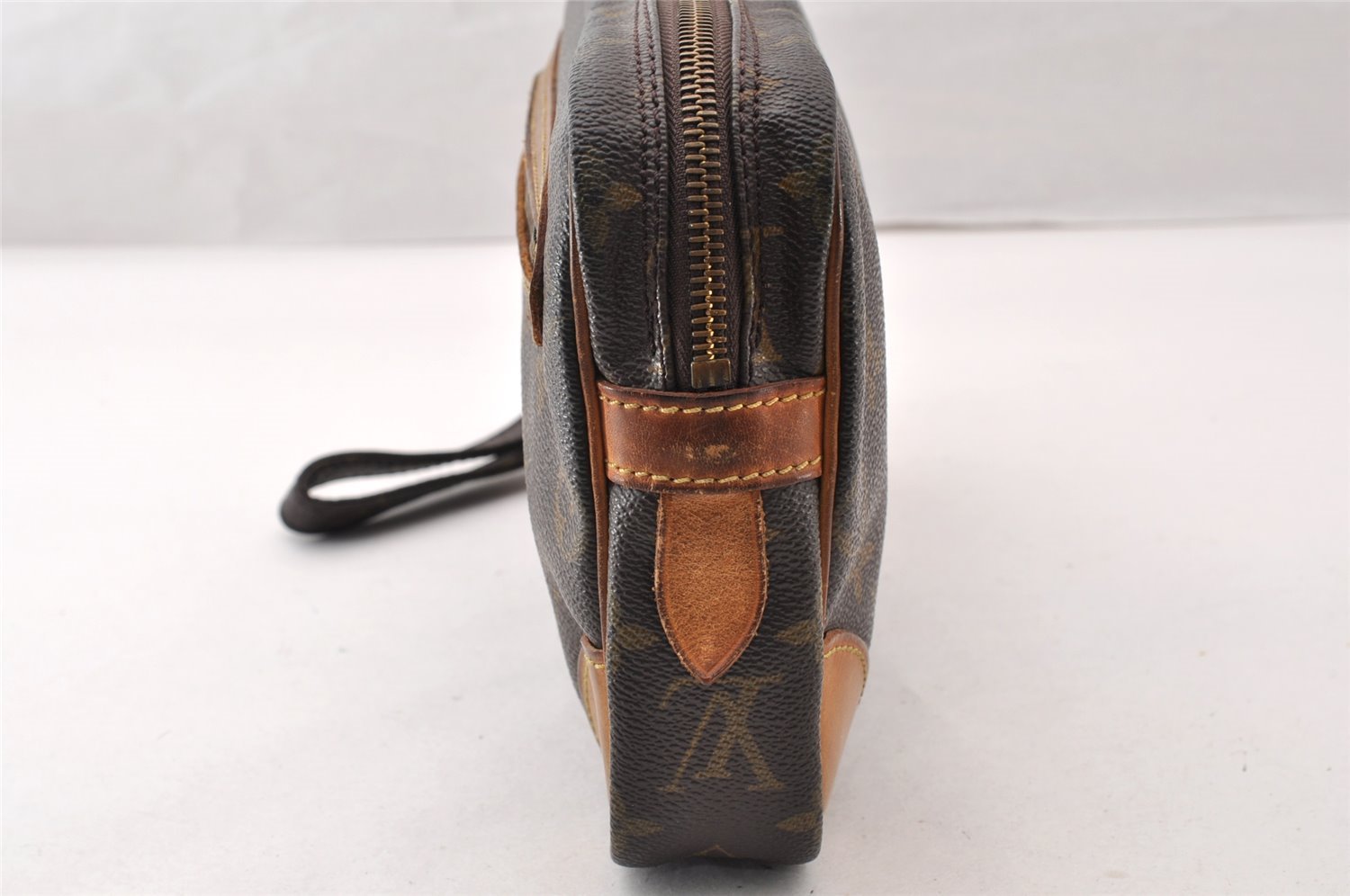 Authentic Louis Vuitton Monogram Marly Dragonne GM M51825 Clutch Hand Bag 8703I