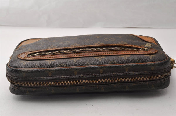 Authentic Louis Vuitton Monogram Marly Dragonne GM M51825 Clutch Hand Bag 8703I