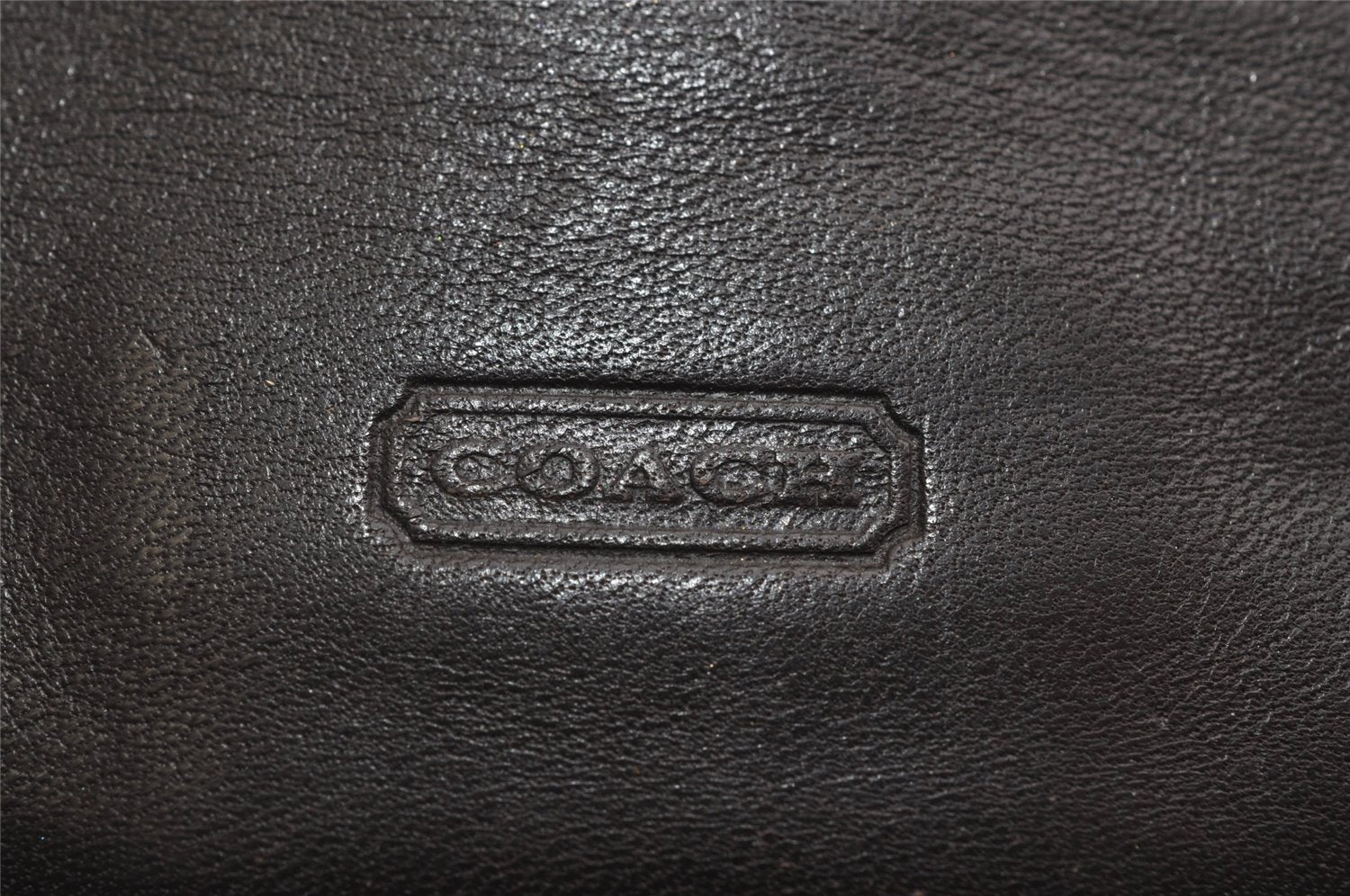 Authentic COACH Signature Vintage Long Wallet Purse Canvas Leather Brown 8703J