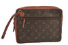 Authentic Louis Vuitton Monogram Pochette Sport Clutch Hand Bag Old Model 8703M