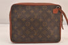 Authentic Louis Vuitton Monogram Pochette Sport Clutch Hand Bag Old Model 8703M