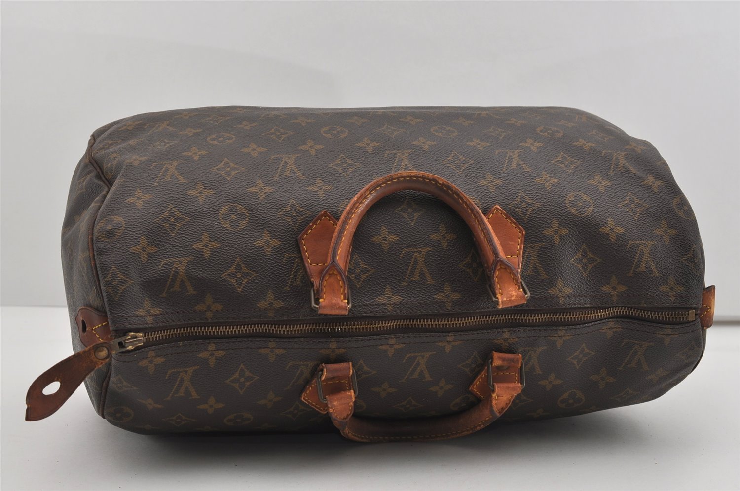 Authentic Louis Vuitton Monogram Speedy 40 Hand Boston Bag M41522 LV 8704I