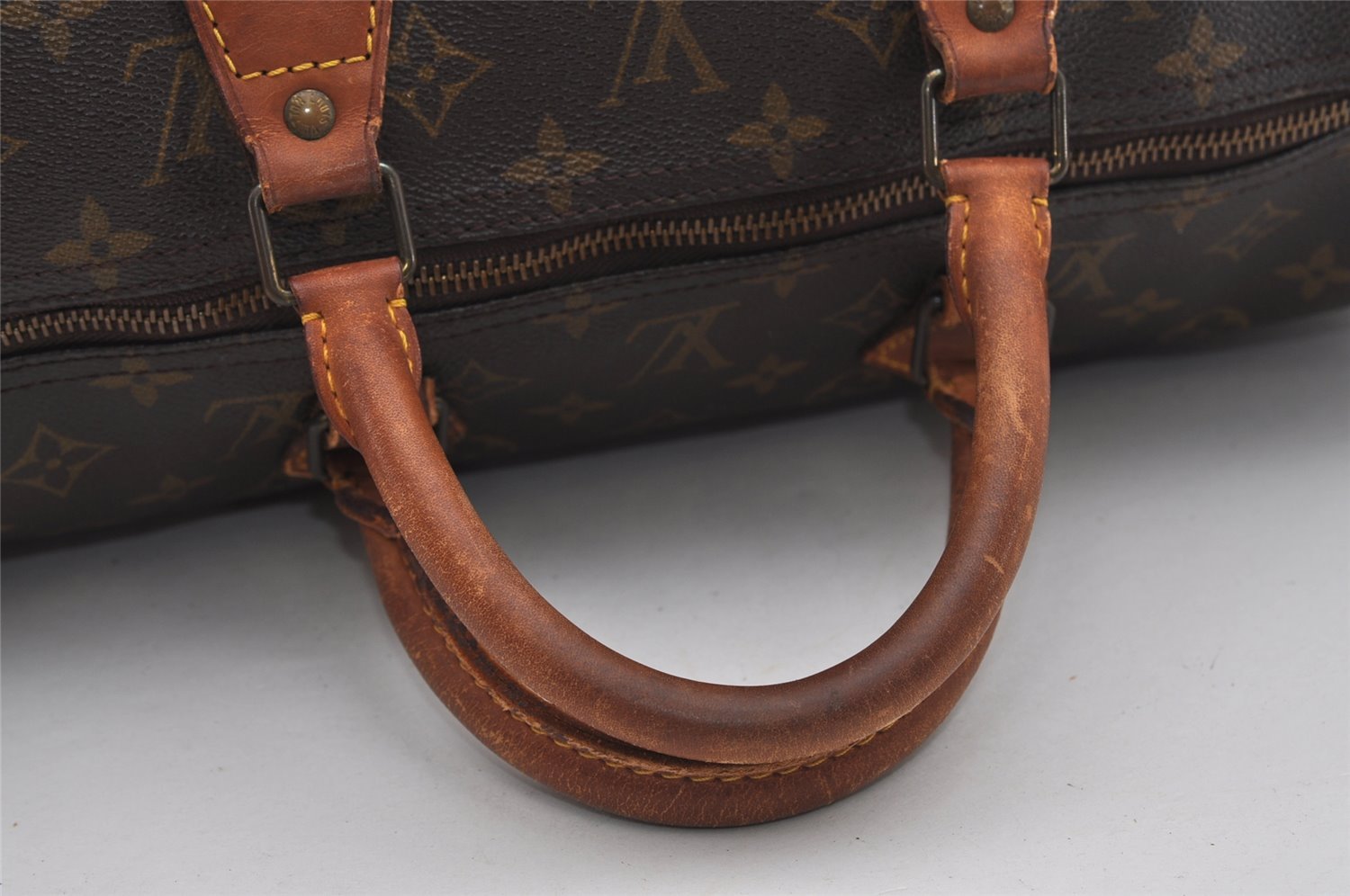 Authentic Louis Vuitton Monogram Speedy 40 Hand Boston Bag M41522 LV 8704I