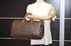 Authentic Louis Vuitton Monogram Speedy 40 Hand Boston Bag M41522 LV 8704I