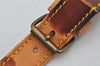 Authentic Louis Vuitton Leather Shoulder Strap Beige 36.4-42.5" LV Junk 8704J