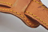 Authentic Louis Vuitton Leather Shoulder Strap Beige 36.4-42.5" LV Junk 8704J