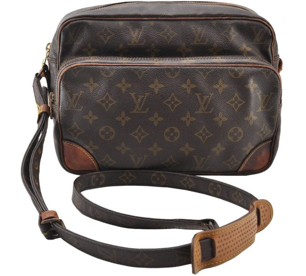 Authentic Louis Vuitton Monogram Nile Shoulder Cross Body Bag M45244 Junk 8706I