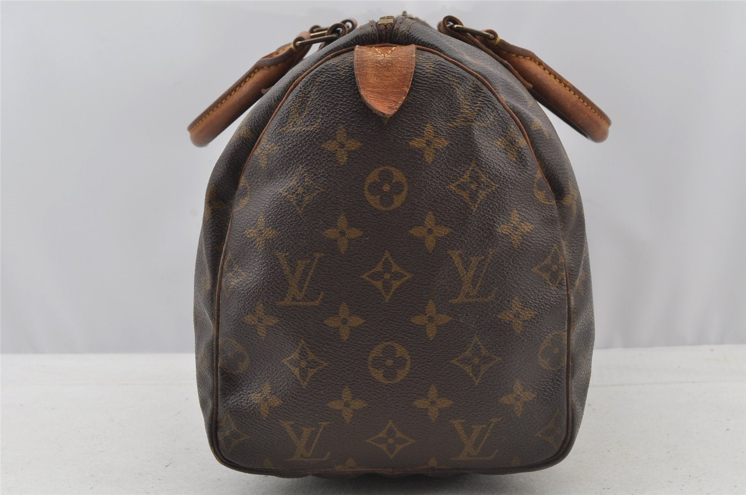 Authentic Louis Vuitton Monogram Speedy 30 Hand Boston Bag M41526 LV Junk 8709I