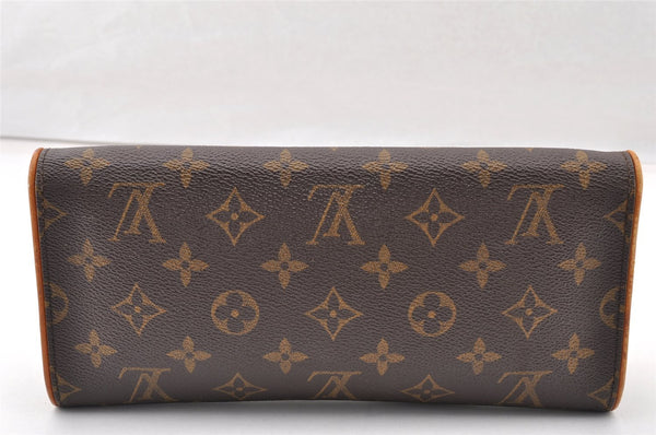 Authentic Louis Vuitton Monogram Pochette Twin GM Shoulder Bag M51852 LV 8711I