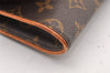 Authentic Louis Vuitton Monogram Pochette Twin GM Shoulder Bag M51852 LV 8711I