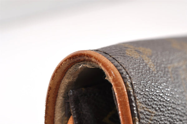 Authentic Louis Vuitton Monogram Pochette Twin GM Shoulder Bag M51852 LV 8711I