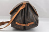 Authentic Louis Vuitton Monogram Saumur 35 Shoulder Cross Bag M42254 Junk 8712I