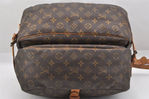 Authentic Louis Vuitton Monogram Saumur 35 Shoulder Cross Bag M42254 Junk 8712I