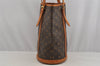 Authentic Louis Vuitton Monogram Bucket GM Shoulder Tote Bag M42236 Junk 8714I