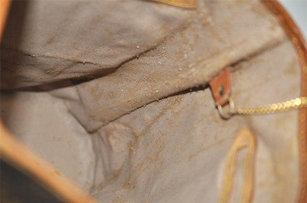Authentic Louis Vuitton Monogram Bucket GM Shoulder Tote Bag M42236 Junk 8714I