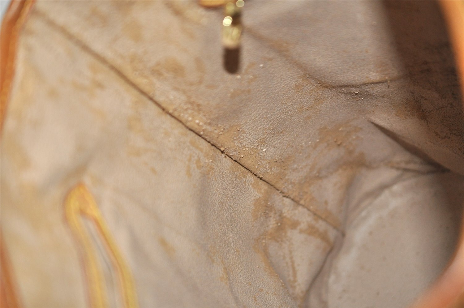 Authentic Louis Vuitton Monogram Bucket GM Shoulder Tote Bag M42236 Junk 8714I