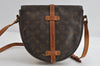 Authentic Louis Vuitton Monogram Chantilly MM Shoulder Cross Bag M51233 LV 8715I