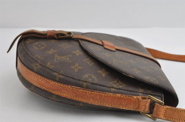 Authentic Louis Vuitton Monogram Chantilly MM Shoulder Cross Bag M51233 LV 8715I