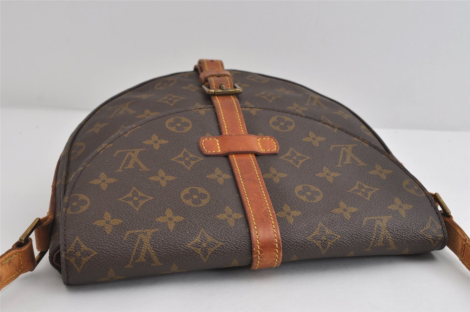 Authentic Louis Vuitton Monogram Chantilly MM Shoulder Cross Bag M51233 LV 8715I