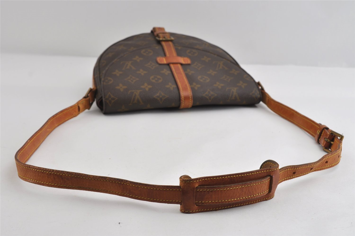 Authentic Louis Vuitton Monogram Chantilly MM Shoulder Cross Bag M51233 LV 8715I