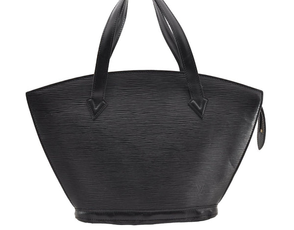 Authentic Louis Vuitton Epi Saint Jacques Hand Bag Black M52272 LV 8716I