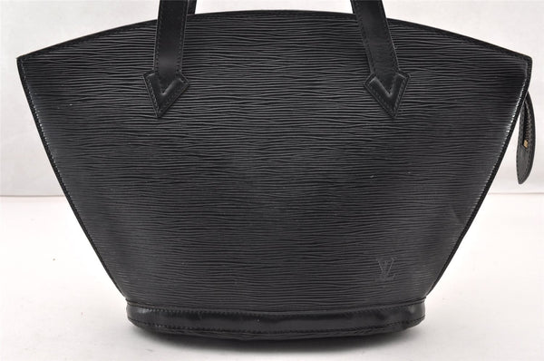 Authentic Louis Vuitton Epi Saint Jacques Hand Bag Black M52272 LV 8716I