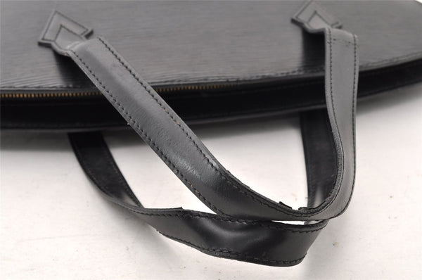 Authentic Louis Vuitton Epi Saint Jacques Hand Bag Black M52272 LV 8716I