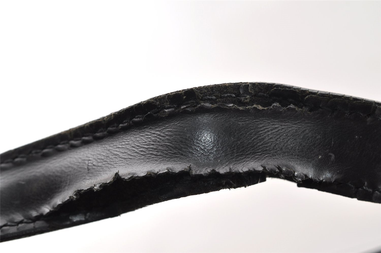 Authentic Louis Vuitton Epi Saint Jacques Hand Bag Black M52272 LV 8716I