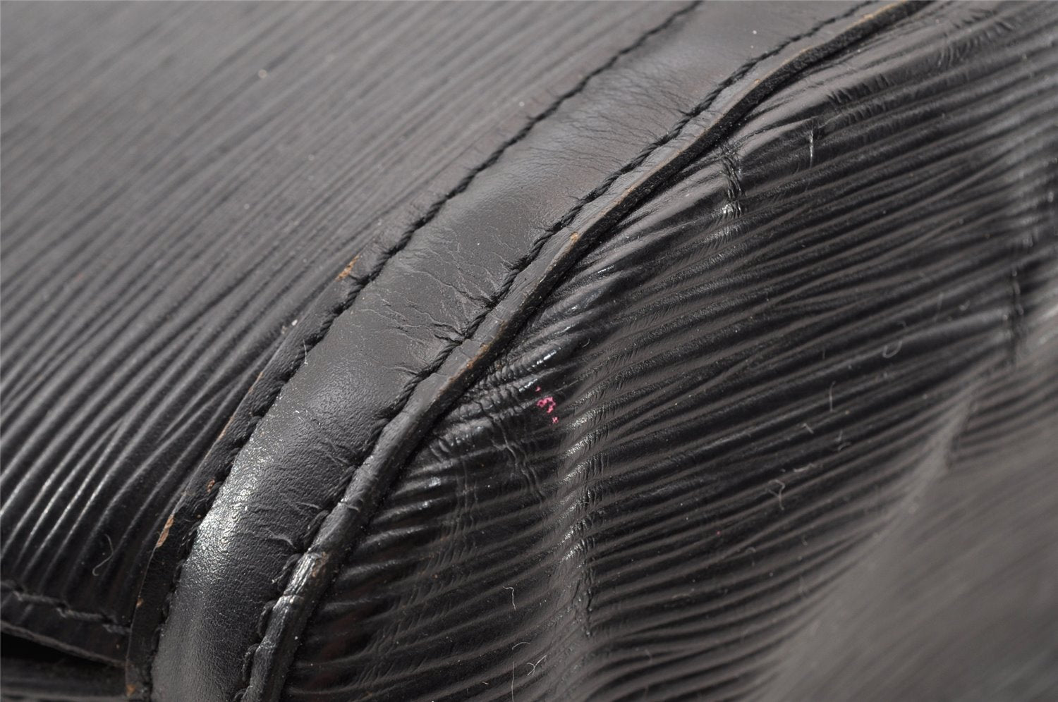 Authentic Louis Vuitton Epi Saint Jacques Hand Bag Black M52272 LV 8716I