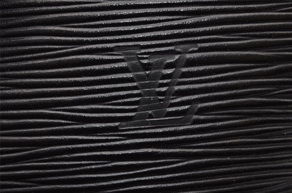 Authentic Louis Vuitton Epi Saint Jacques Hand Bag Black M52272 LV 8716I