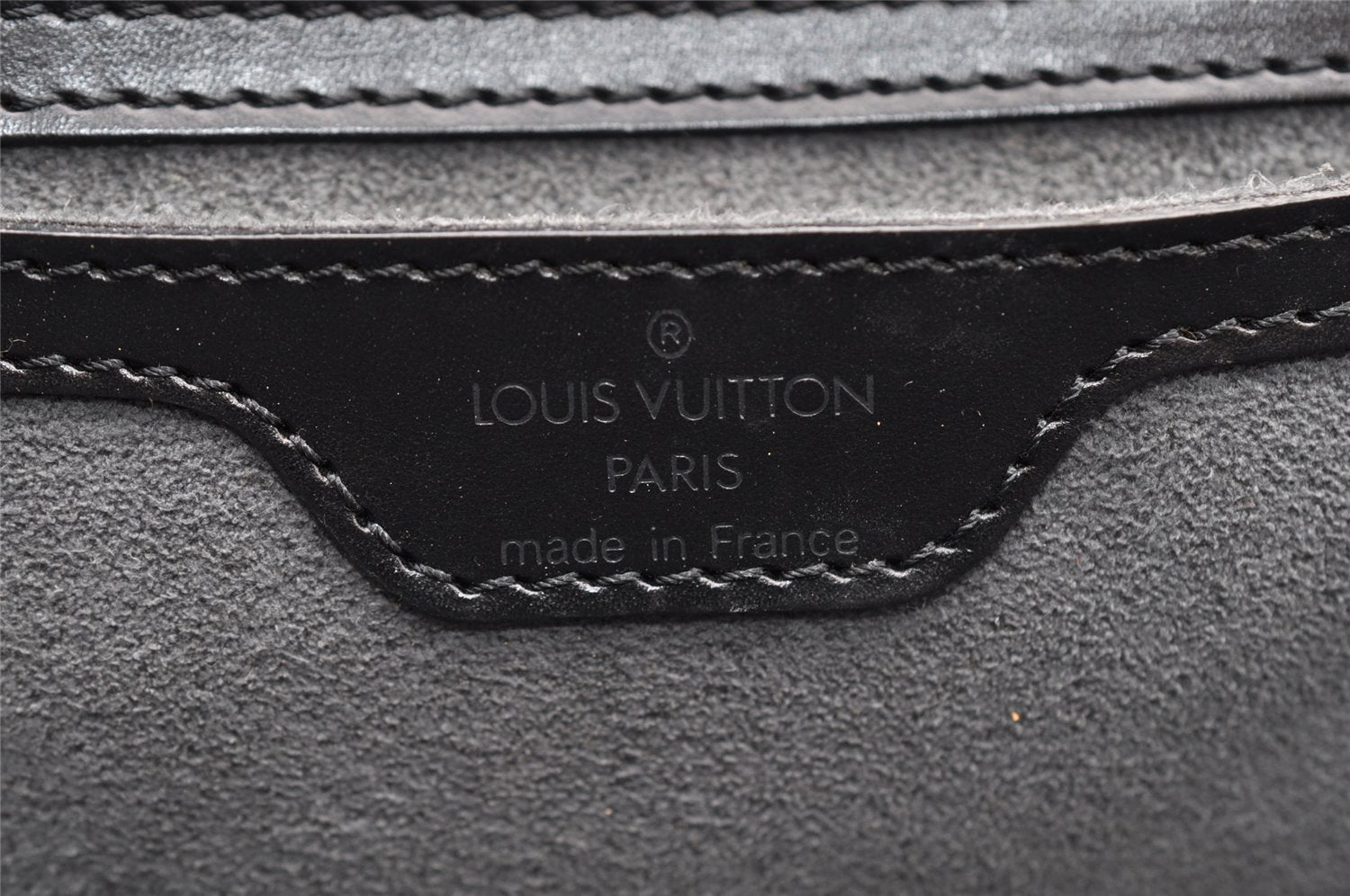 Authentic Louis Vuitton Epi Saint Jacques Hand Bag Black M52272 LV 8716I