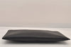 Authentic SAINT LAURENT Documents Case Clutch Bag Leather Black YSL 8717M