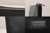 Authentic SAINT LAURENT Documents Case Clutch Bag Leather Black YSL 8717M