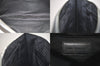 Authentic SAINT LAURENT Documents Case Clutch Bag Leather Black YSL 8717M