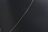 Authentic Christian Dior Gold Tone Chain Pendant Necklace CD 8720J