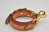 Authentic Louis Vuitton Leather Shoulder Strap Beige 35.4-39.4" LV Box 8721J