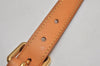 Authentic Louis Vuitton Leather Shoulder Strap Beige 35.4-39.4" LV Box 8721J