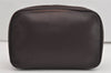 Auth Louis Vuitton Taiga Trousse Toilette GM Clutch Bag M30216 Purple Junk 8722I