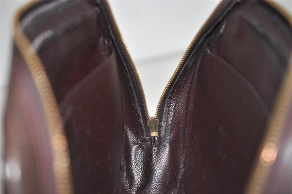 Auth Louis Vuitton Taiga Trousse Toilette GM Clutch Bag M30216 Purple Junk 8722I