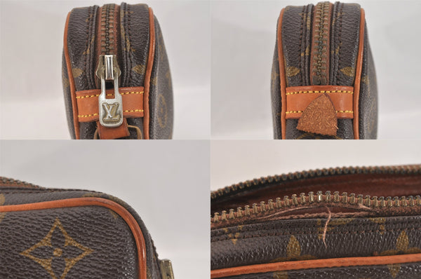 Auth Louis Vuitton Monogram Marly Dragonne PM Clutch Hand Bag Old Model LV 8723M
