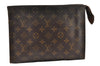 Auth Louis Vuitton Monogram Poche Toilette Cosmetics Pouch Old Model Junk 8725I