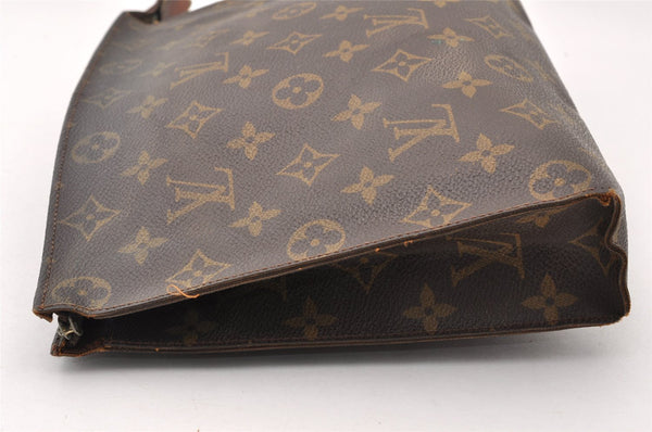 Auth Louis Vuitton Monogram Poche Toilette Cosmetics Pouch Old Model Junk 8725I