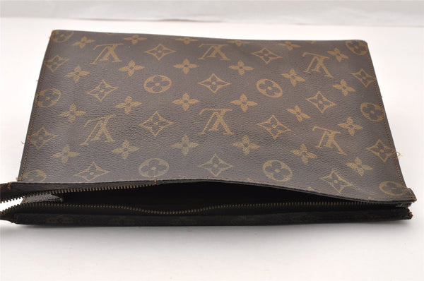 Auth Louis Vuitton Monogram Poche Toilette Cosmetics Pouch Old Model Junk 8725I